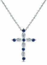 White Gold Faith Cross with Diamonds, Lee Richards Fine Jewelry, Pt. Pleasant, NJ, Monmouth, Ocean