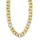 14kt Yellow Gold Necklace, 3 diamond links, Fine Jewelry, local to Monmouth County, NJ,