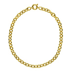 18kt yellow, gold, oval link, necklace, fine jewelry, Pt. Pleasant, NJ