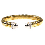 yellow gold, cuff bracelet, diamonds, 18k gold, fine jewelry, NJ,