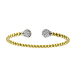 yellow cuff bracelet, gold, diamonds, fine jewelry, local jeweler, Lee Richards Fine Jewelry, Pt. Pleasant, NJ,