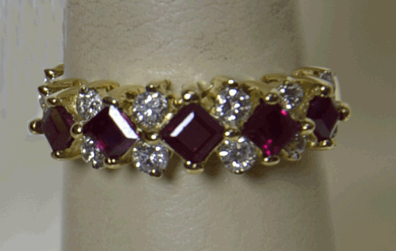 ruby, gold ring, diamonds, pre-owned jewelry, we buy, fine jewelry, jewelers in NJ,