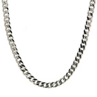 Silver Necklace, curb link, local jeweler, Lee Richards Fine Jewelry, Pt. Pleasant, NJ Monmouth county, Ocean County,