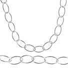 Silver Oval Link Necklace, Fine Jewelry, local jewelry- Lee Richards Fine Jewelry, Pt. Pleasant, NJ